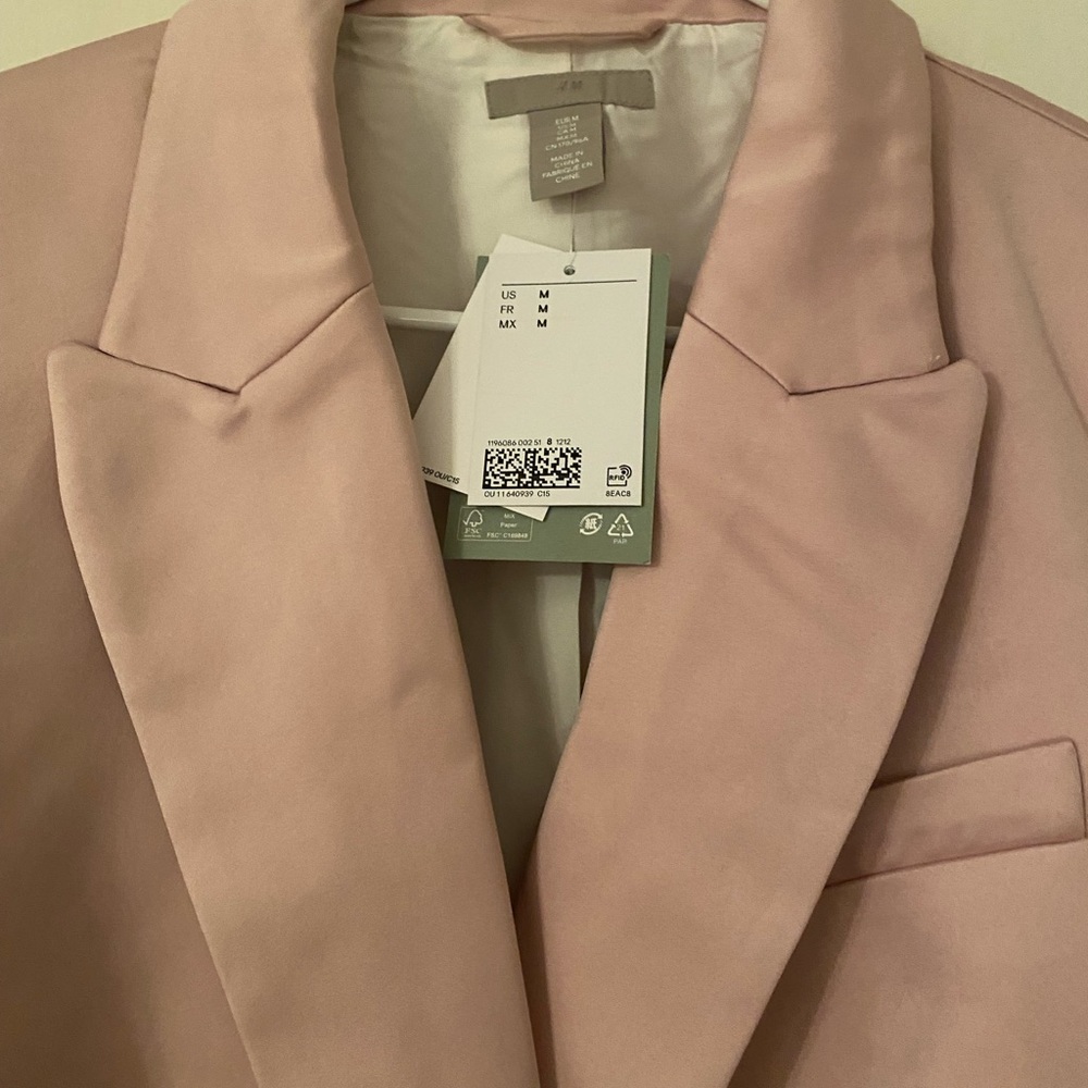 Oversized Double-breasted Blazer - Picture 3 of 4